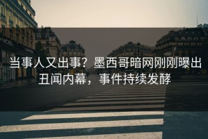当事人又出事？墨西哥暗网刚刚曝出丑闻内幕，事件持续发酵